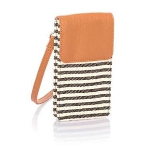 Call Me Crossbody - Twill Stripe